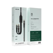 کابل شارژ گرین لاین مدل GREEN LION 2IN1 TRANSPARENT GN2IN1TRHD